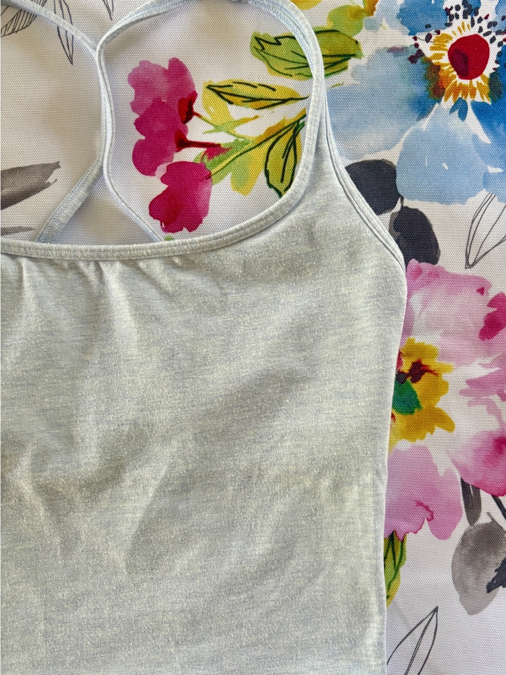 PINK - Women’s Light Blue Tank Top